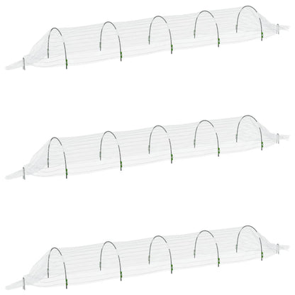 Tunnel in Rete 3pz 1,5x5 m in Fibra di Vetro e PP