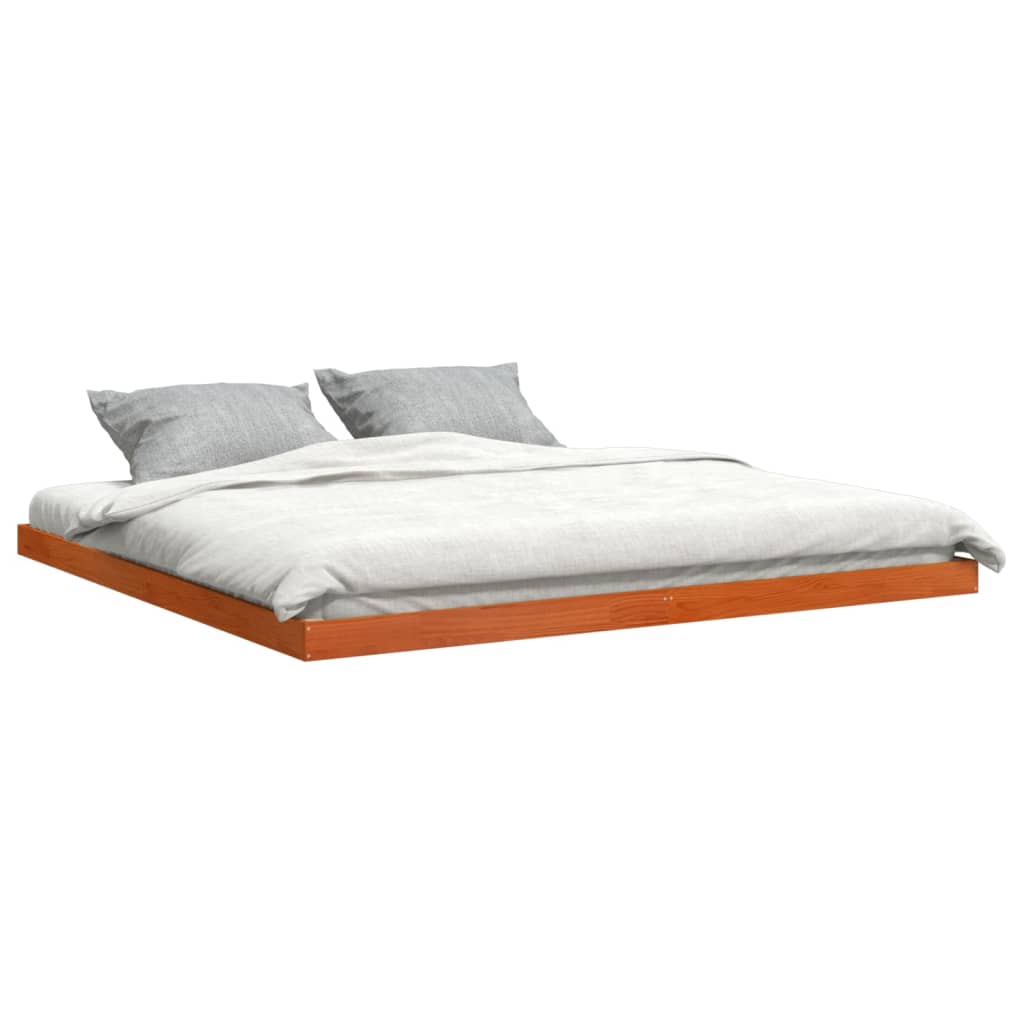 Giroletto Marrone Cera 200x200 cm in Legno Massello di Pino | homemem39