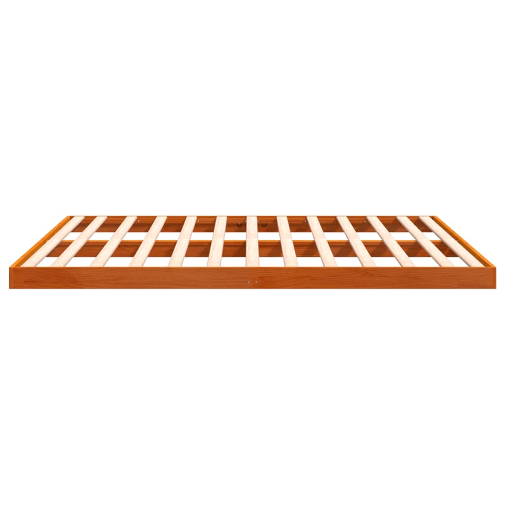 Giroletto Marrone Cera 180x200 cm in Legno Massello di Pino | homemem39