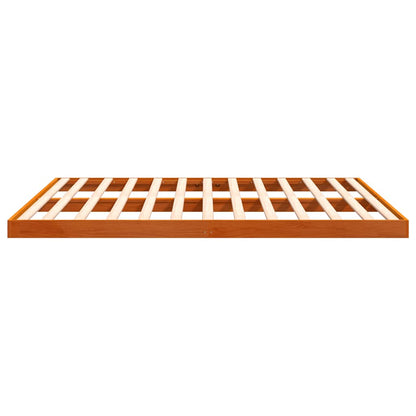 Giroletto Marrone Cera 180x200 cm in Legno Massello di Pino