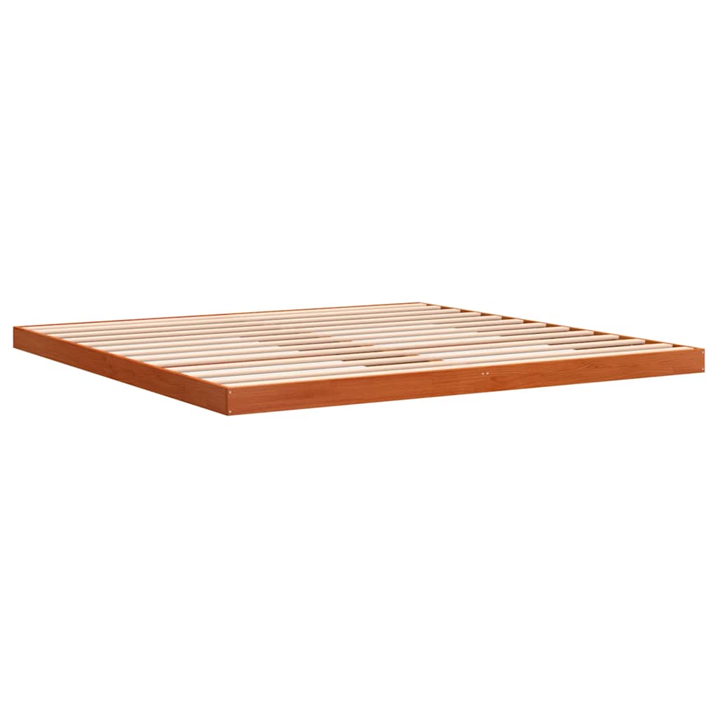 Giroletto Marrone Cera 180x200 cm in Legno Massello di Pino