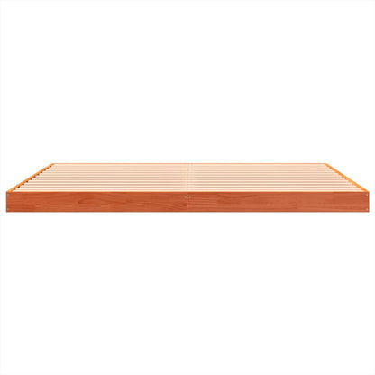 Giroletto Marrone Cera 160x200 cm in Legno Massello di Pino