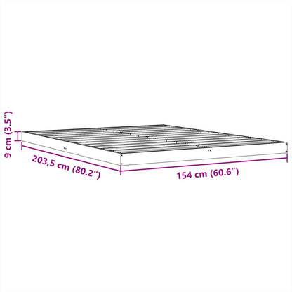 Giroletto Marrone Cera 150x200 cm in Legno Massello di Pino | homemem39