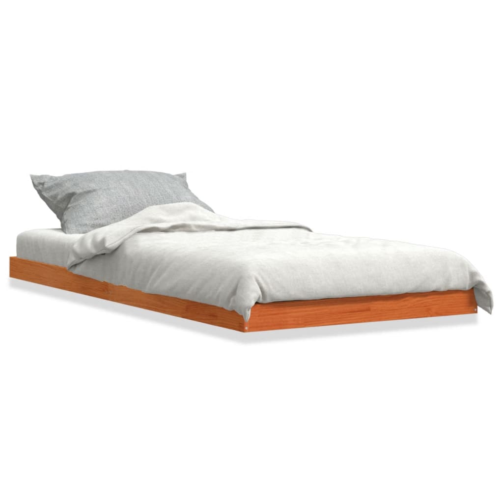 Giroletto Marrone Cera 90x200 cm in Legno Massello di Pino | homemem39