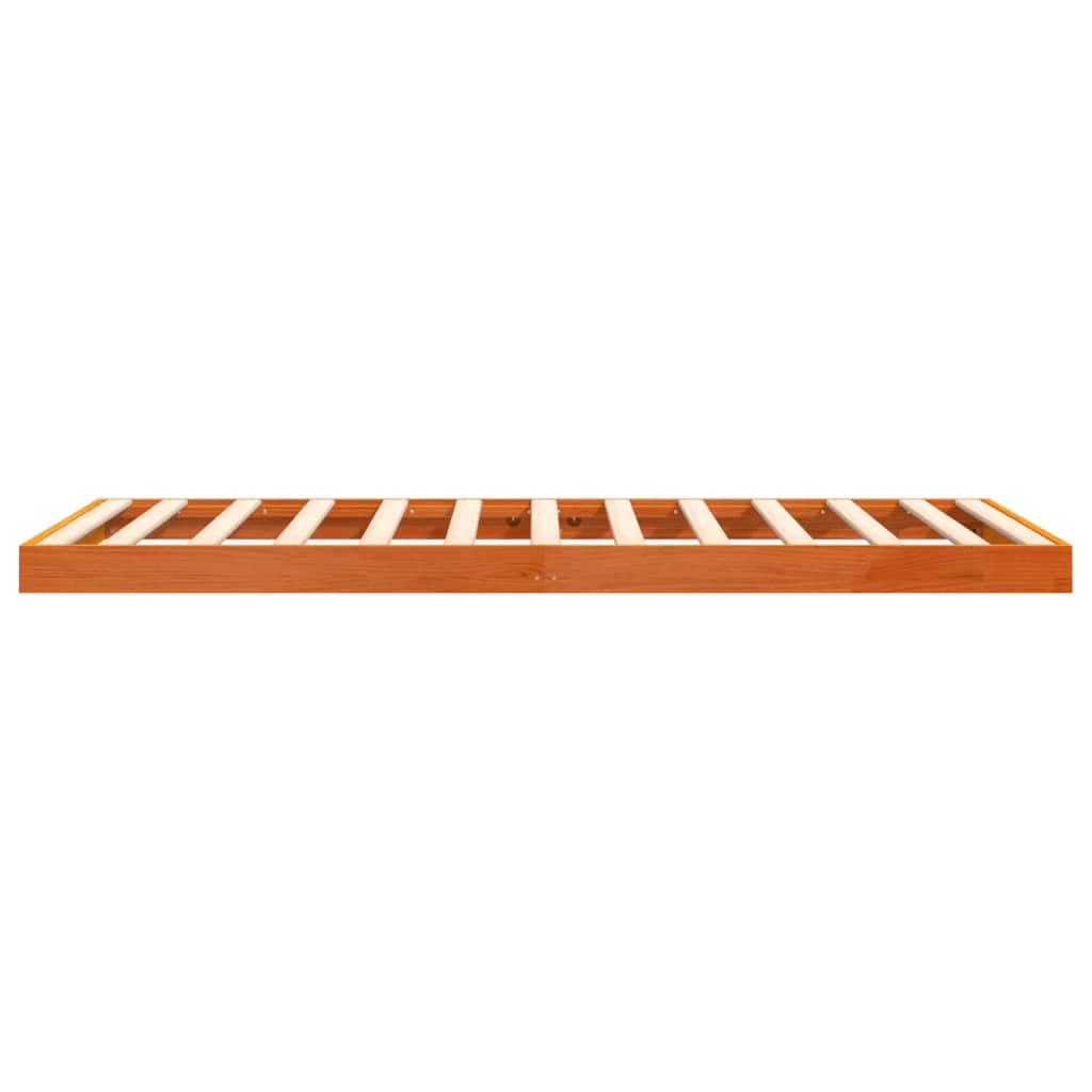 Giroletto Marrone Cera 90x200 cm in Legno Massello di Pino | homemem39