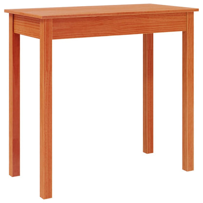 Tavolo Consolle Marrone Cera 80x40x75cm Legno Massello di Pino - homemem39