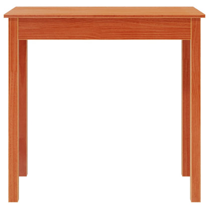 Tavolo Consolle Marrone Cera 80x40x75cm Legno Massello di Pino - homemem39