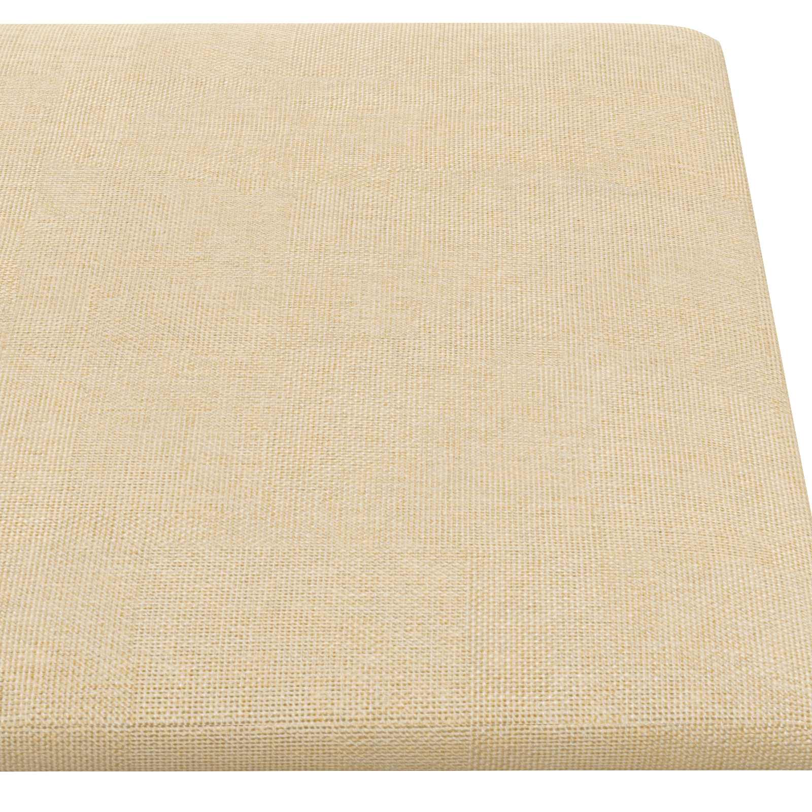 Testiera da Parete 12 pcs Crema 30 x 15 cm Tessuto | homemem39
