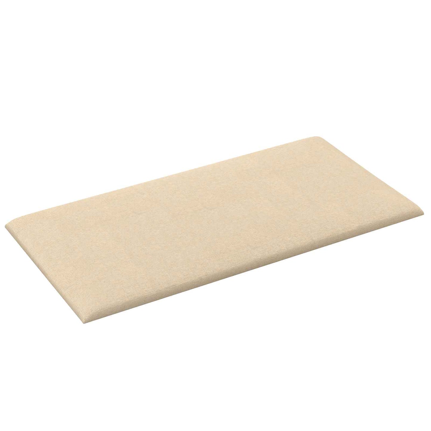 Testiera da Parete 12 pcs Crema 30 x 15 cm Tessuto | homemem39