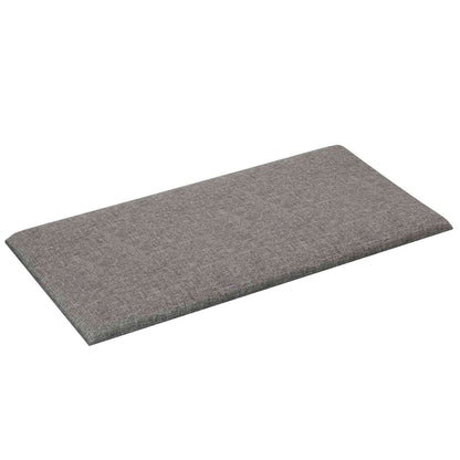 Testiera da Parete 12 pcs Grigio chiaro 30 x 15 cm Tessuto | homemem39