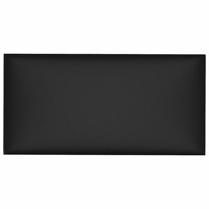 Testiera da Parete 12 pcs Nero 30 x 15 cm Tessuto | homemem39