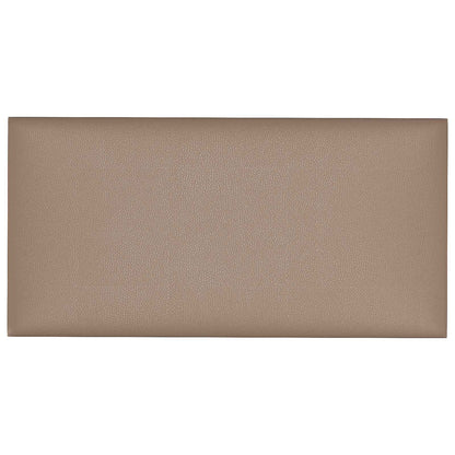 Testiera da Parete 12 pcs 30 x 15 cm Cappuccino Tessuto