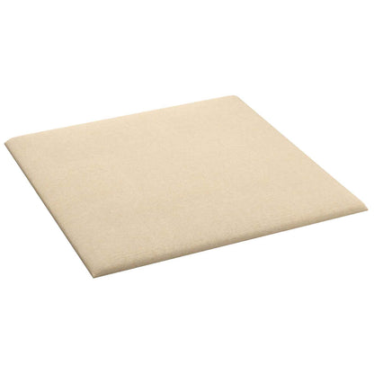 Testiera da Parete 12 pcs Crema 30 x 30 cm Tessuto | homemem39