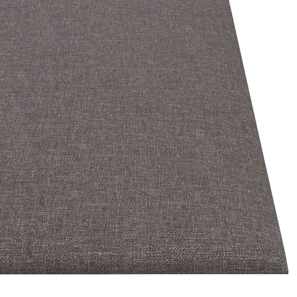 Testiera da Parete 12 pcs Grigio chiaro 30 x 30 cm Tessuto | homemem39