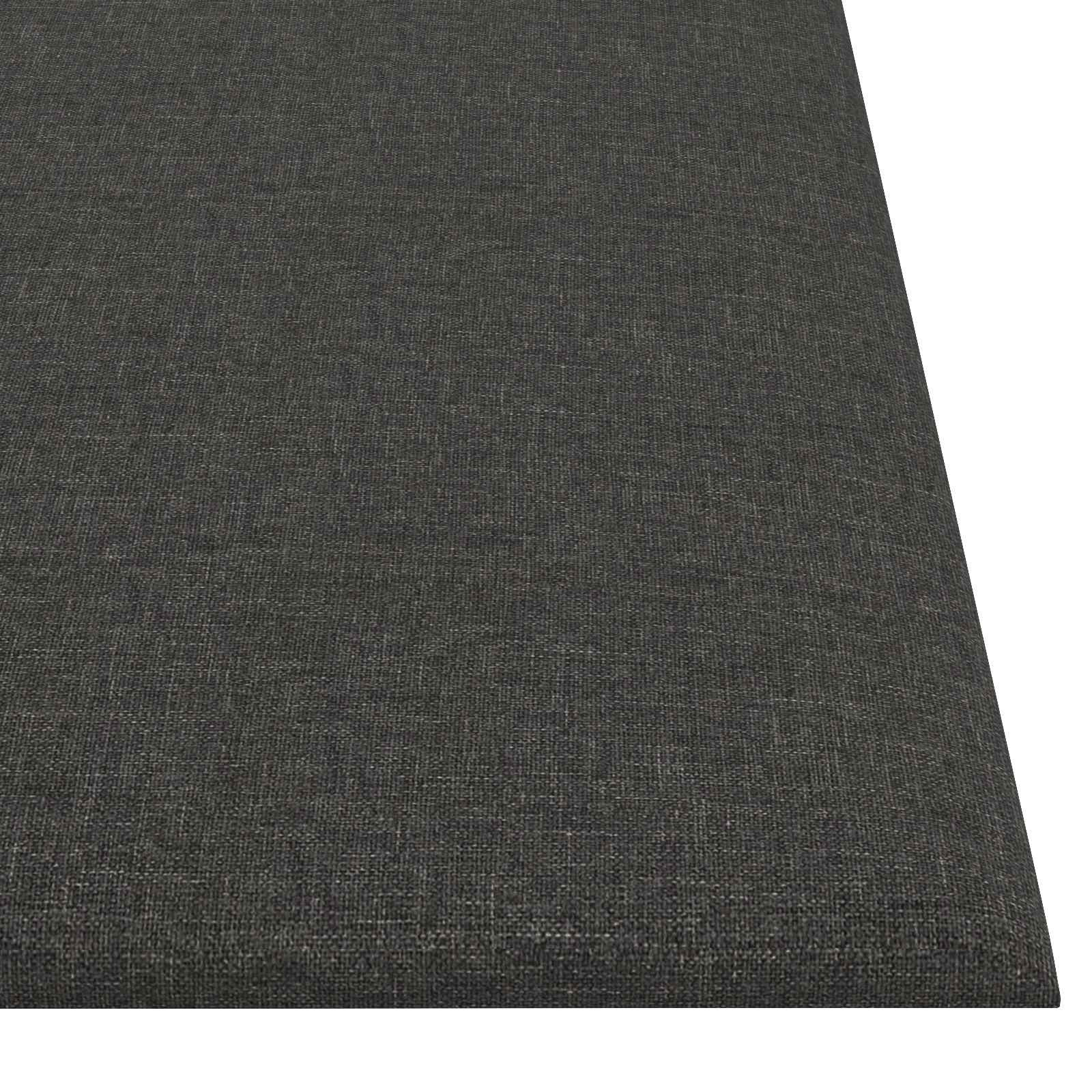 Testiera da Parete 12 pcs Grigio scuro 30 x 30 cm Tessuto | homemem39