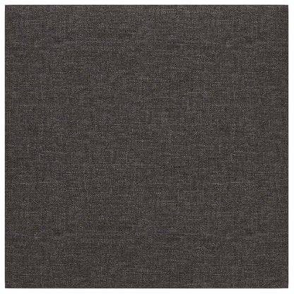 Testiera da Parete 12 pcs Grigio scuro 30 x 30 cm Tessuto | homemem39