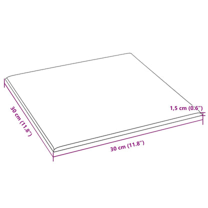 Testiera da Parete 12 pcs Blu 30 x 30 cm Tessuto | homemem39