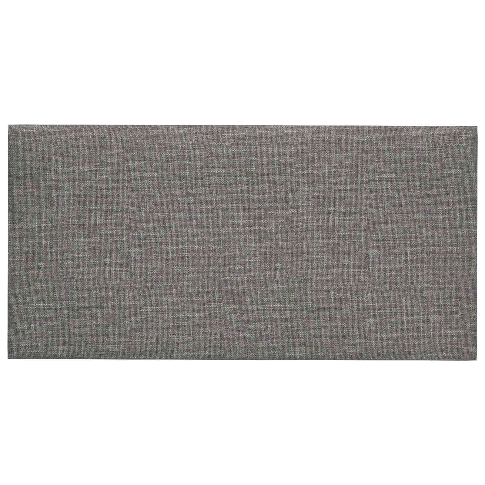 Testiera da Parete 12 pcs Grigio chiaro 60 x 30 cm Tessuto | homemem39