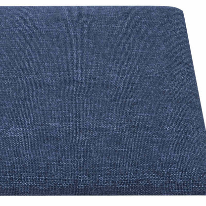 Testiera da Parete 12 pcs Blu 60 x 30 cm Tessuto | homemem39