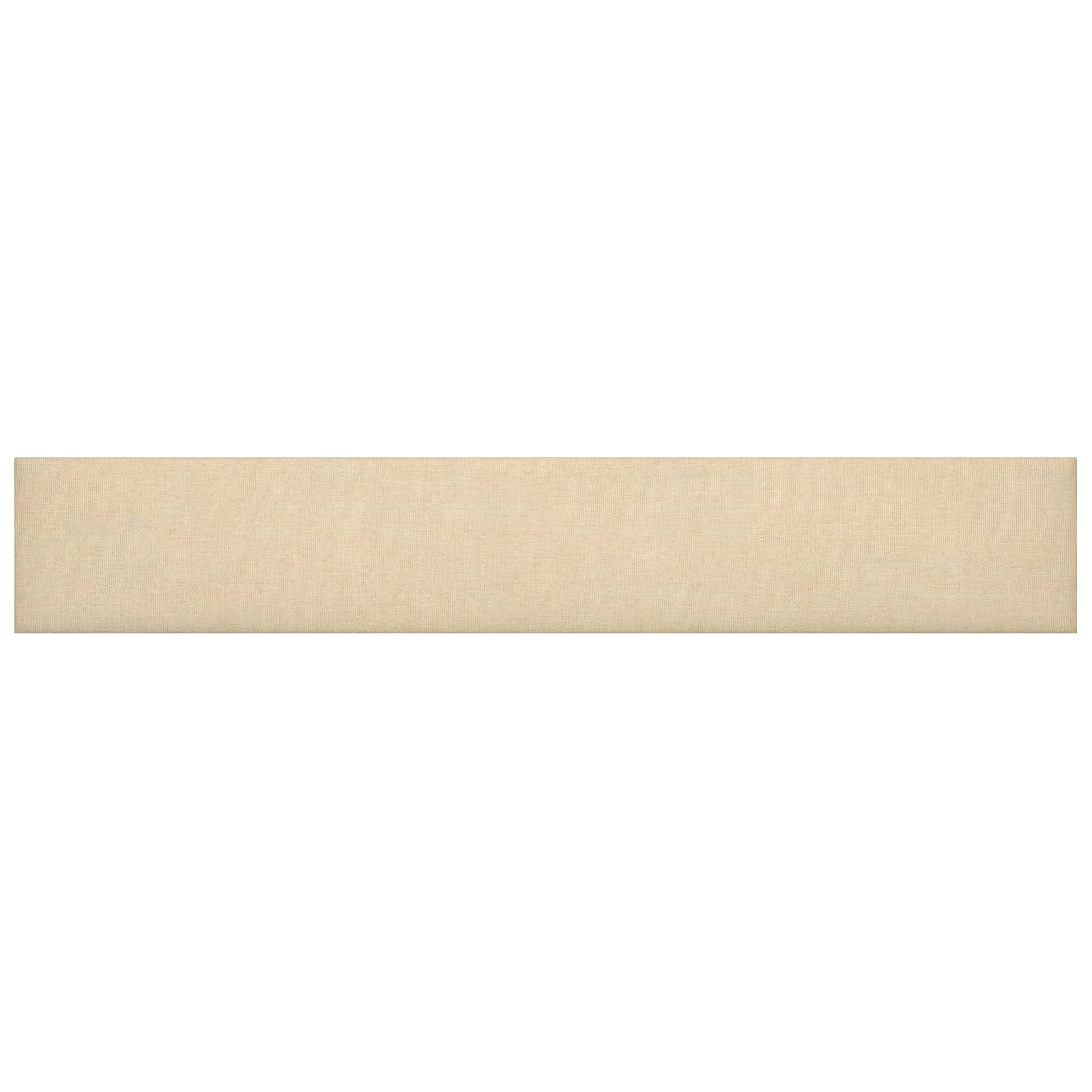 Testiera da Parete 12 pcs Crema 90 x 15 cm Tessuto | homemem39