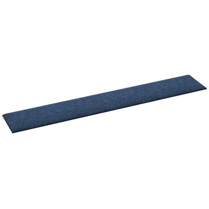 Testiera da Parete 12 pcs Blu 90 x 15 cm Tessuto | homemem39
