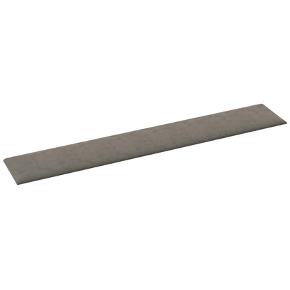 Testiera da Parete 12 pcs Grigio Chiaro Velluto