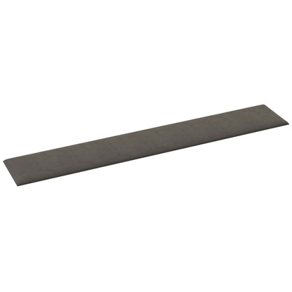 Testiera da Parete 12 pcs Grigio Scuro Velluto | homemem39