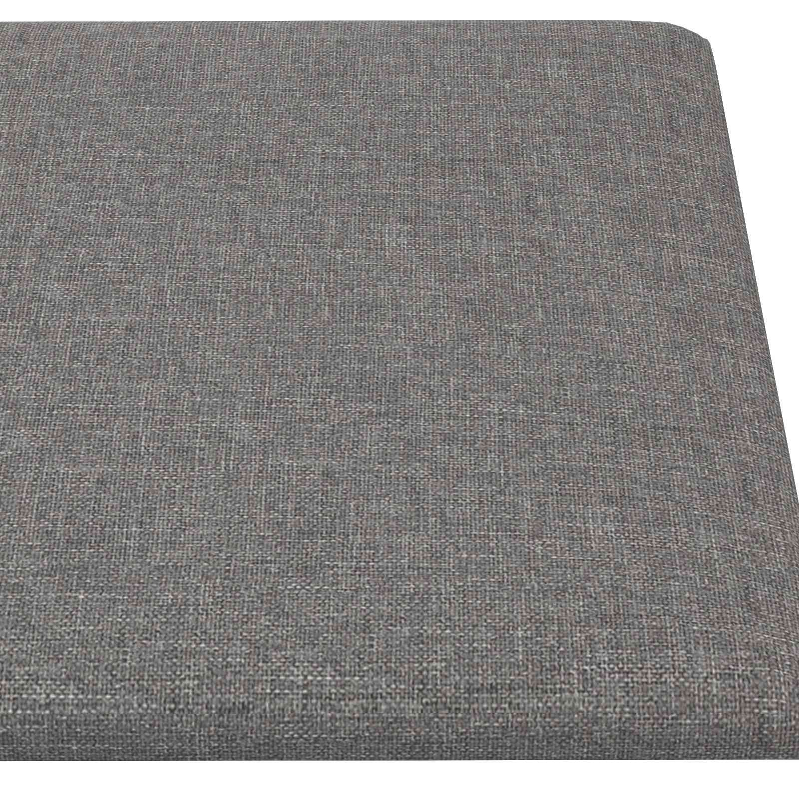 Testiera da Parete 12 pcs Grigio chiaro 90 x 30 cm Tessuto | homemem39
