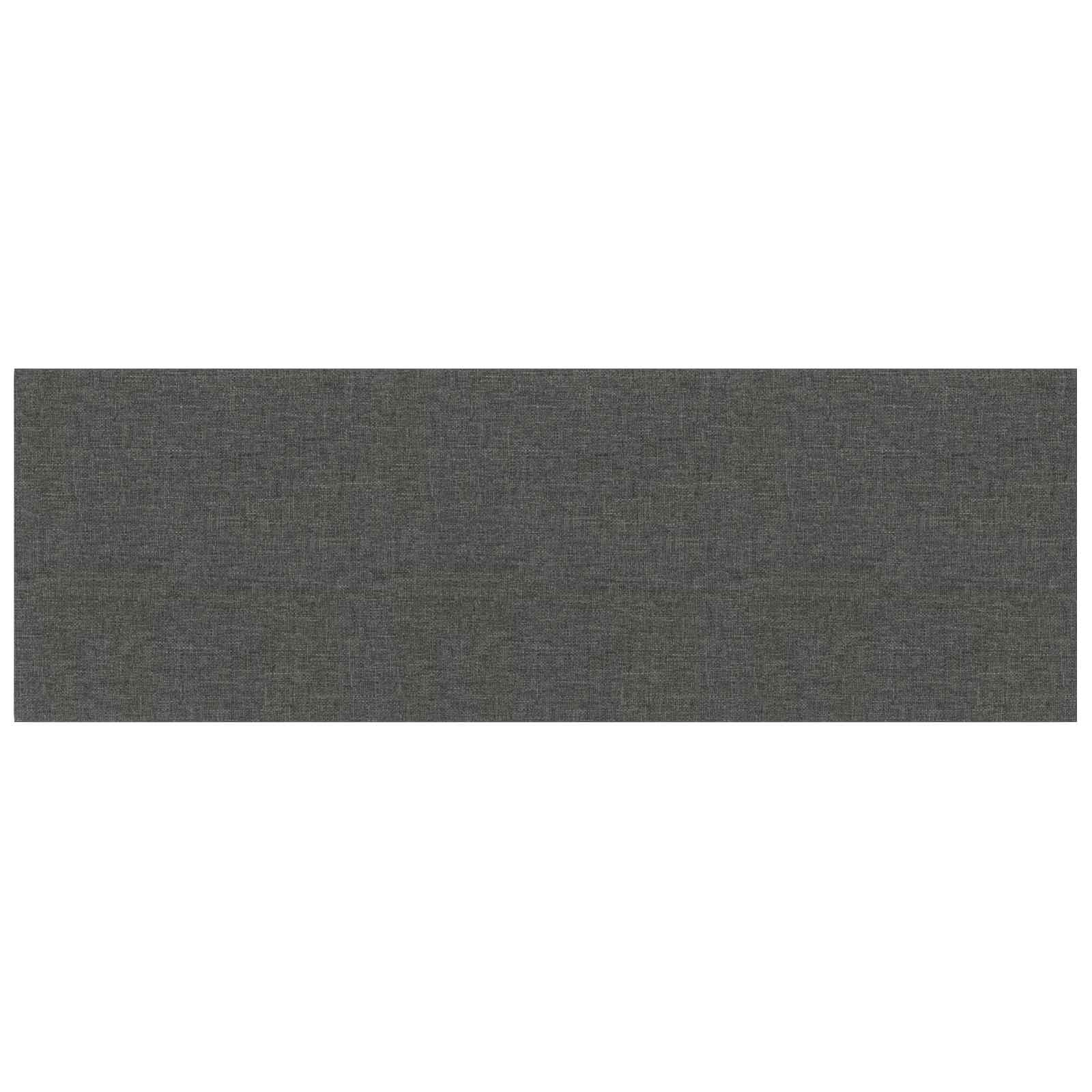 Testiera da Parete 12 pcs Grigio scuro 90 x 30 cm Tessuto | homemem39