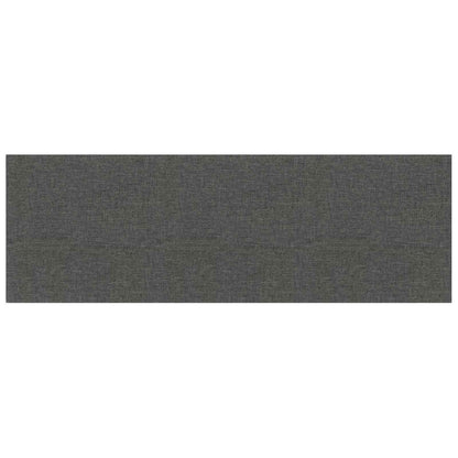 Testiera da Parete 12 pcs Grigio scuro 90 x 30 cm Tessuto | homemem39