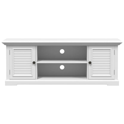 Mobile Porta TV Bianco 110x30x41 cm in Legno Multistrato - homemem39