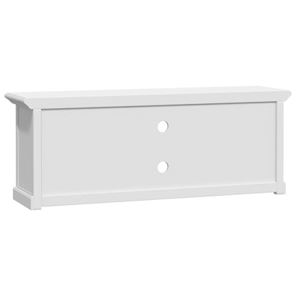 Mobile Porta TV Bianco 110x30x41 cm in Legno Multistrato - homemem39