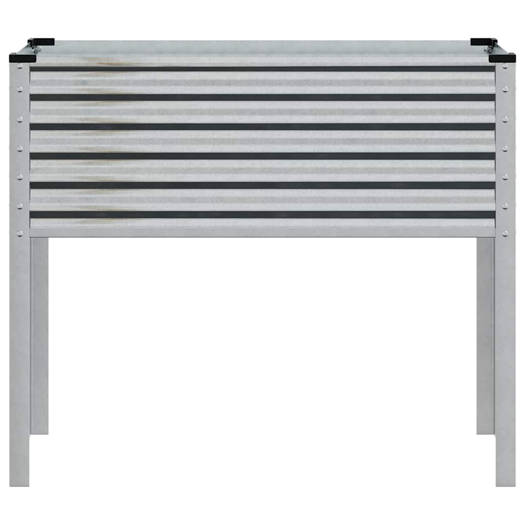 Fioriera da giardino 100x45x90 cm in acciaio zincato