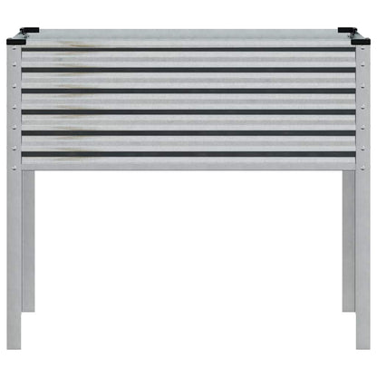 Fioriera da giardino 100x45x90 cm in acciaio zincato