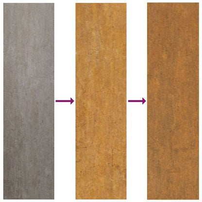 Fioriera da giardino 100x45x90 cm in acciaio corten