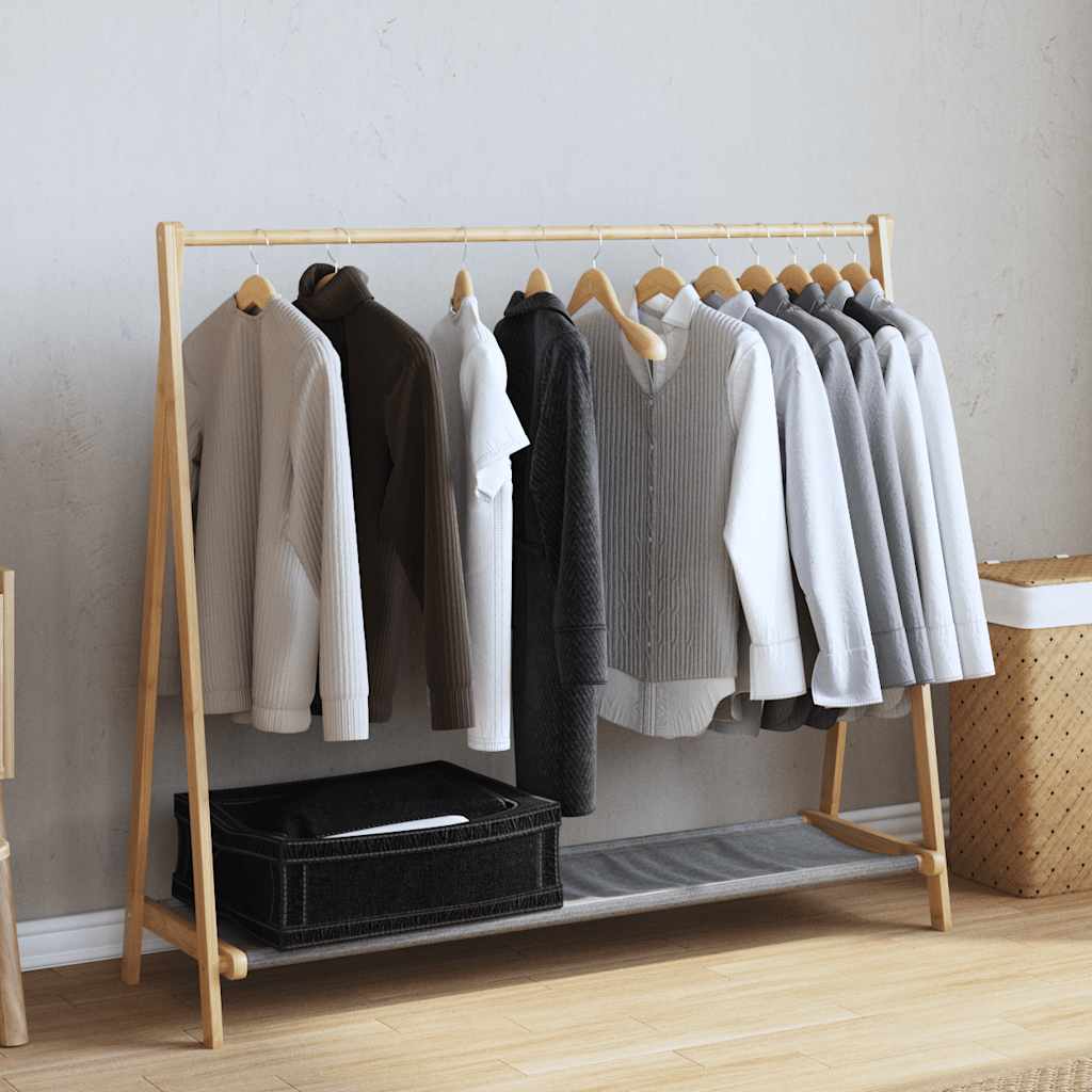 Appendiabiti con Ripiani 106x34x102 cm in Bambù | homemem39