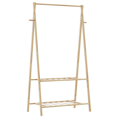 Appendiabiti con Ripiani 96x45,5x150,5 cm in Bambù | homemem39