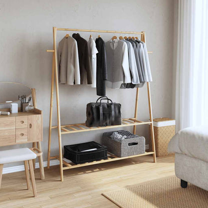 Appendiabiti con Ripiani 132x45,5x150,5 cm in Bambù | homemem39