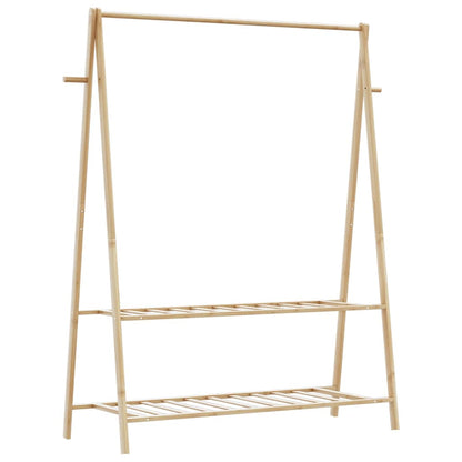 Appendiabiti con Ripiani 132x45,5x150,5 cm in Bambù | homemem39