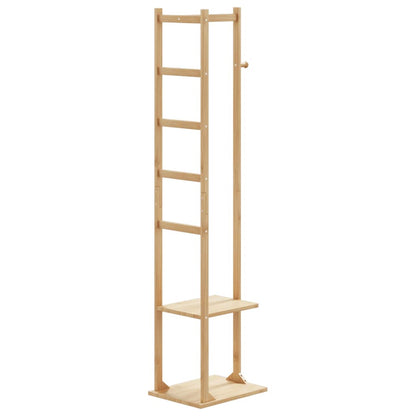Appendiabiti con Ganci e Ripiani 38,5x30x156 cm in Bambù | homemem39