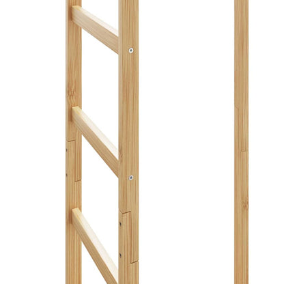 Appendiabiti con Ganci e Ripiani 38,5x30x156 cm in Bambù | homemem39