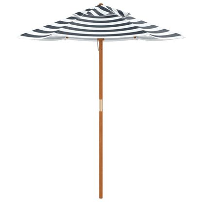 Ombrellone da Giardino per Bambini con Palo in Legno Ø120x140cm | homemem39