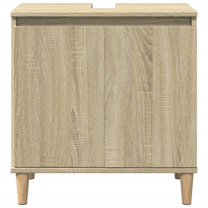 Mobile Lavabo Rovere Sonoma 58x33x60 cm in Legno Multistrato