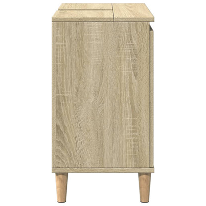 Mobile Lavabo Rovere Sonoma 58x33x60 cm in Legno Multistrato
