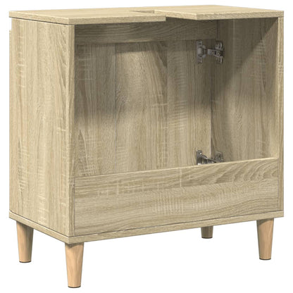 Mobile Lavabo Rovere Sonoma 58x33x60 cm in Legno Multistrato