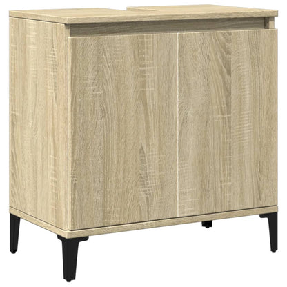 Mobile Lavabo Rovere Sonoma 58x33x60 cm in Legno Multistrato