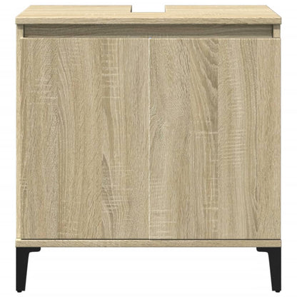 Mobile Lavabo Rovere Sonoma 58x33x60 cm in Legno Multistrato