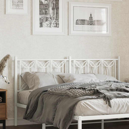 Testiera di Ricambio in Metallo Bianco 150 cm | homemem39
