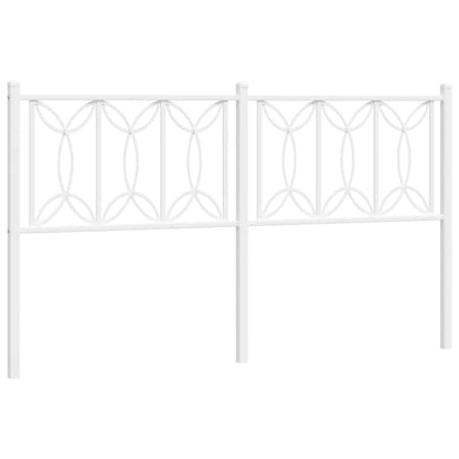 Testiera di Ricambio in Metallo Bianco 160 cm | homemem39