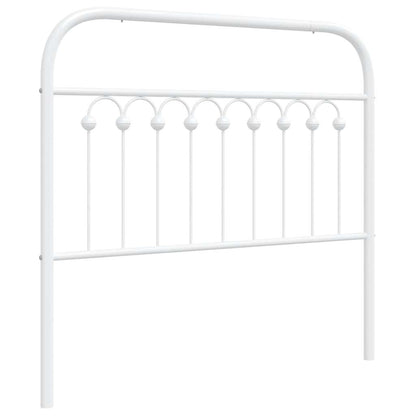 Testiera di Ricambio in Metallo Bianco 100 cm | homemem39